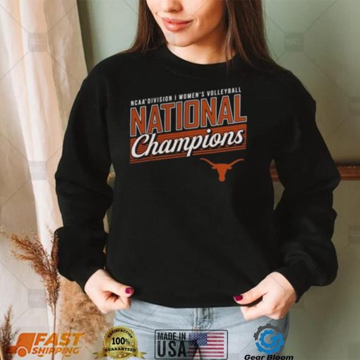 Texas longhorns fanatics branded 2022 women’s volleyball national champions shirt