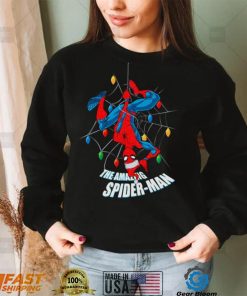 The Amazing Glow Spider man Christmas T Shirt