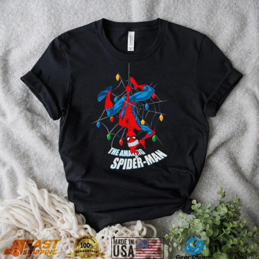 The Amazing Glow Spider man Christmas T Shirt