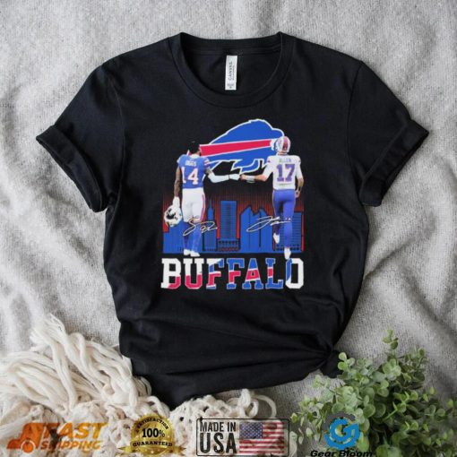 The Bills Josh Allen and Stefon Diggs Signatures Shirt