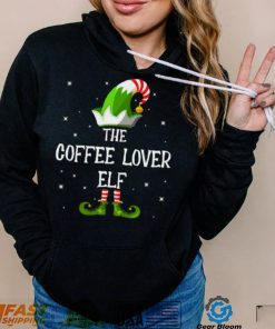 The Coffee Lover Elf Family Matching Group Funny Christmas T Shirt