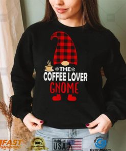 The Coffee Lover Gnome Family Xmas Funny Christmas T Shirt