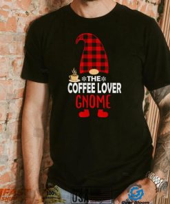 The Coffee Lover Gnome Family Xmas Funny Christmas T Shirt