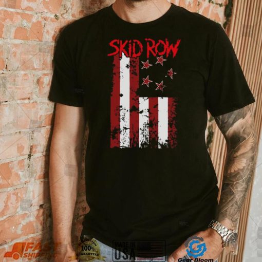 The Flag Skid Row Band Grunge Texture shirt