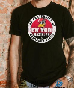 The Fraternity Of New York Mason Jar Gamecock Flags Shirt