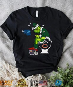 The Grinch Toilet Green Bay Packers Minnesota Vikings Chicago Bears Detroit Lions shirt