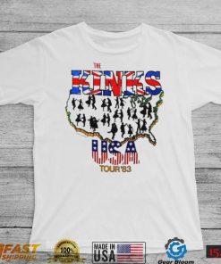 The Kinks Band Usa Tour ’83 Shirt