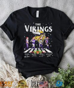 The Minnesota Vikings Christmas Team Abbey Road Signatures Shirt