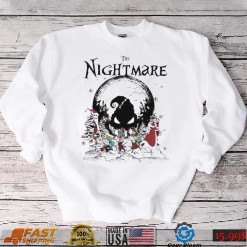 The Nightmare Before Christmas Characters Abbey Road Merry Christmas shirt