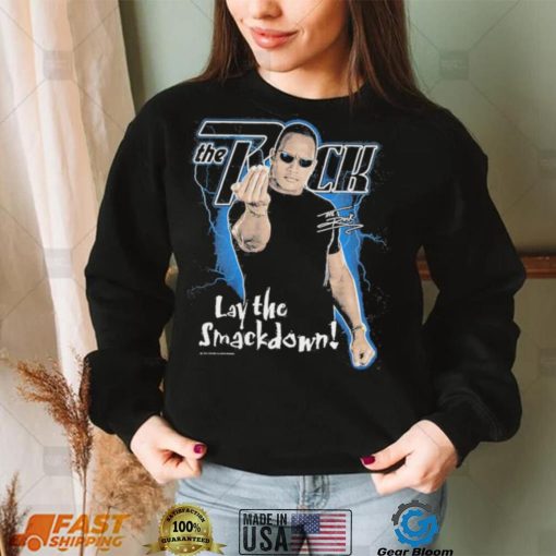 The Rock legends lay the smackdown lightning shirt