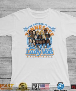 The University Of Tennessee Lady Vols Basketball Caricature Shirt