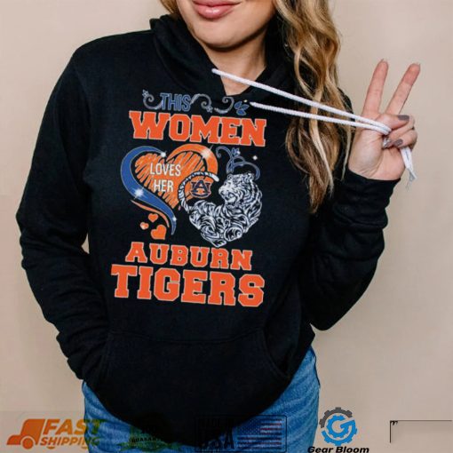 This Women Lover Her Auburn Tiger Football Shirt