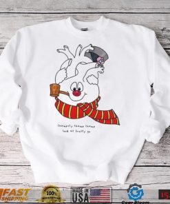 Thumpety thump thump look at frosty go snowheart merry christmas shirt