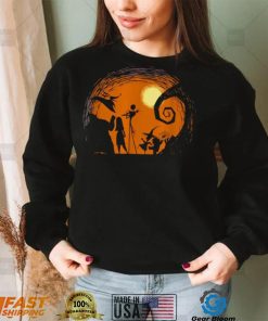 Tim Burton’s Nightmare Before Christmas T Shirt Halloween Silhouette