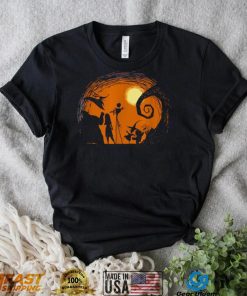 Tim Burton’s Nightmare Before Christmas T Shirt Halloween Silhouette