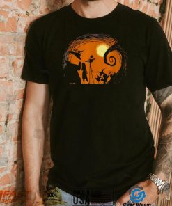 Tim Burton’s Nightmare Before Christmas T Shirt Halloween Silhouette