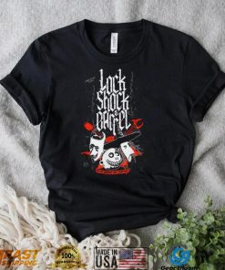 Tim Burton’s Nightmare Before Christmas T Shirt Lock Shock Barrel