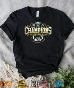 Toledo Rockets 2022 MAC Football Champions Locker Room Shirt