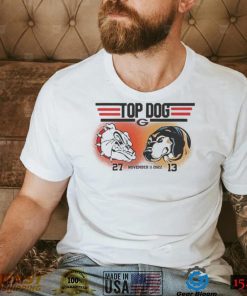 Top Dog Georgia Football Vs Tennessee Volunteers 27 13 Shirt