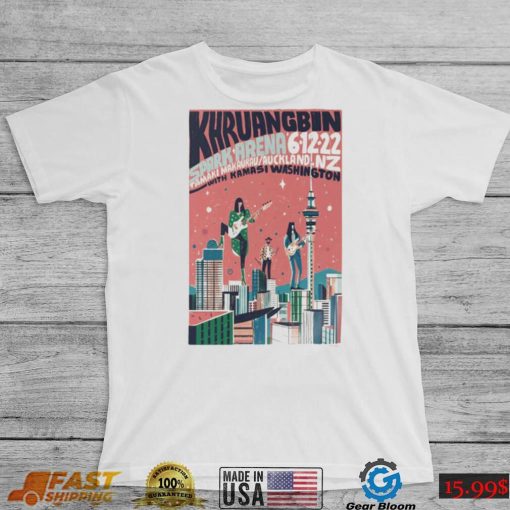 Top khruangbin auckland nz dec 6th 2022 spark arena nz poster shirt