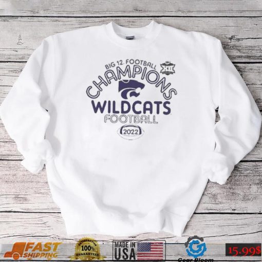 Top kstate wildcats 2022 big 12 Football champions shirt