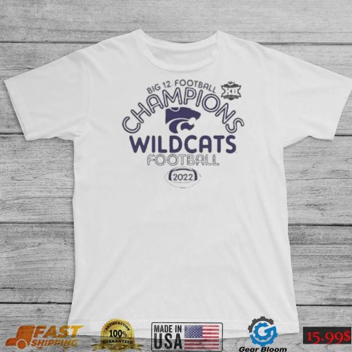 Top kstate wildcats 2022 big 12 Football champions shirt