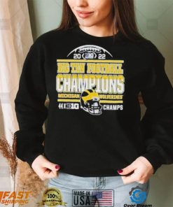 Top michigan wolverines 44 time big 10 Football conference champions shirt