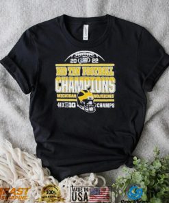 Top michigan wolverines 44 time big 10 Football conference champions shirt