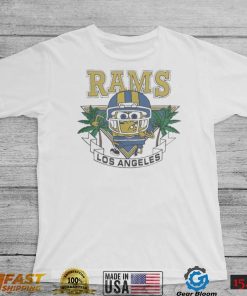 Top spongebob x LA rams the rams los angeles christmas 2022 shirt