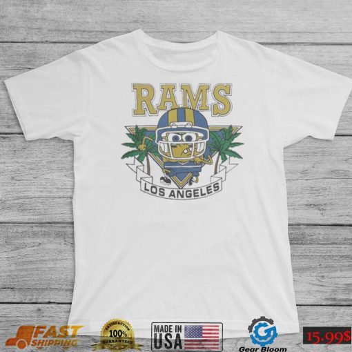 Top spongebob x LA rams the rams los angeles christmas 2022 shirt