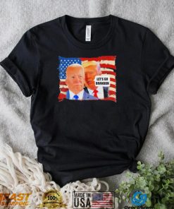 Top trump whispering Biden let’s go brandon antI Biden shirt