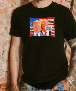 Top trump whispering Biden let’s go brandon antI Biden shirt