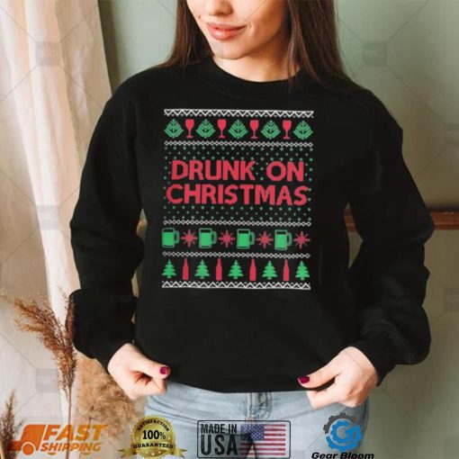 Top tyler hilton drunk on christmas 2022 shirt