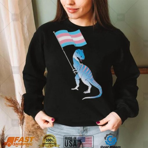 Trans dinosaur pride flag lgbt gay lesbian 2023 shirt