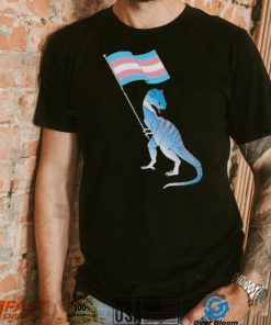 Trans dinosaur pride flag lgbt gay lesbian 2023 shirt