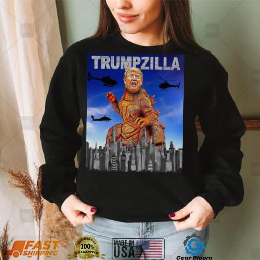 Trumpzilla Parody Godzilla Donald Trump shirt