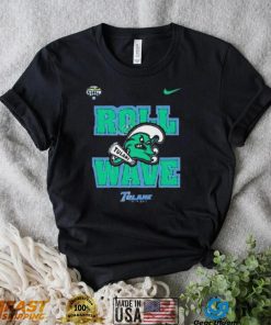 Tulane Football roll wave tulane green wave shirt