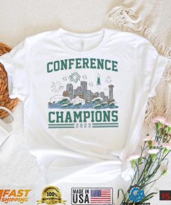 Tulane Green Wave 2022 Conference Champions Skyline Shirt