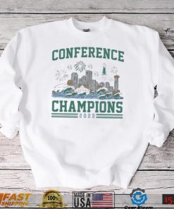 Tulane Green Wave 2022 Conference Champions Skyline Shirt