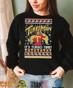 Turboman it’s Turbo time ugly christmas 2022 shirt