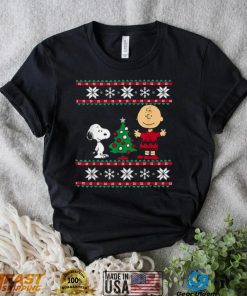 Ugly Christmas T Shirt Peanuts Snoopy And Charlie Christmas Tree