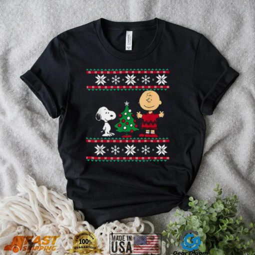 Ugly Christmas T Shirt Peanuts Snoopy And Charlie Christmas Tree