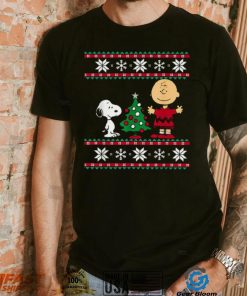 Ugly Christmas T Shirt Peanuts Snoopy And Charlie Christmas Tree