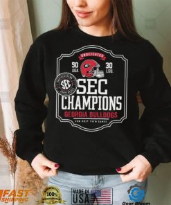 Undefeated UGA 50 30 LSU 2022 SEC Champions Georgia Bulldogs Shirt
