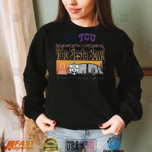 University Of TCU vs University Of Michigan 2022 CFP Semifinal Vrbo Fiesta Bowl Shirt