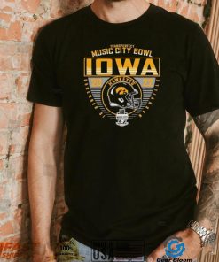 University of Iowa Football 2022 Music City Bowl Bound T Shirt