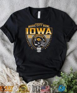 University of Iowa Football 2022 Music City Bowl Bound T Shirt