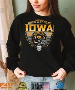 University of Iowa Football 2022 Music City Bowl Bound T Shirt