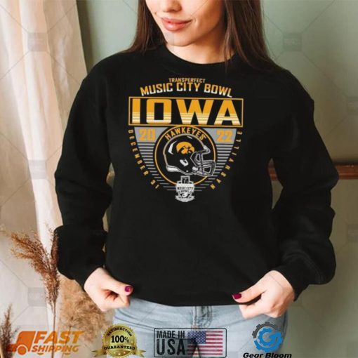 University of Iowa Football 2022 Music City Bowl Bound T Shirt