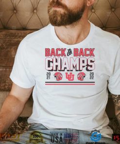 Utah Football Back to back Champions Shirt